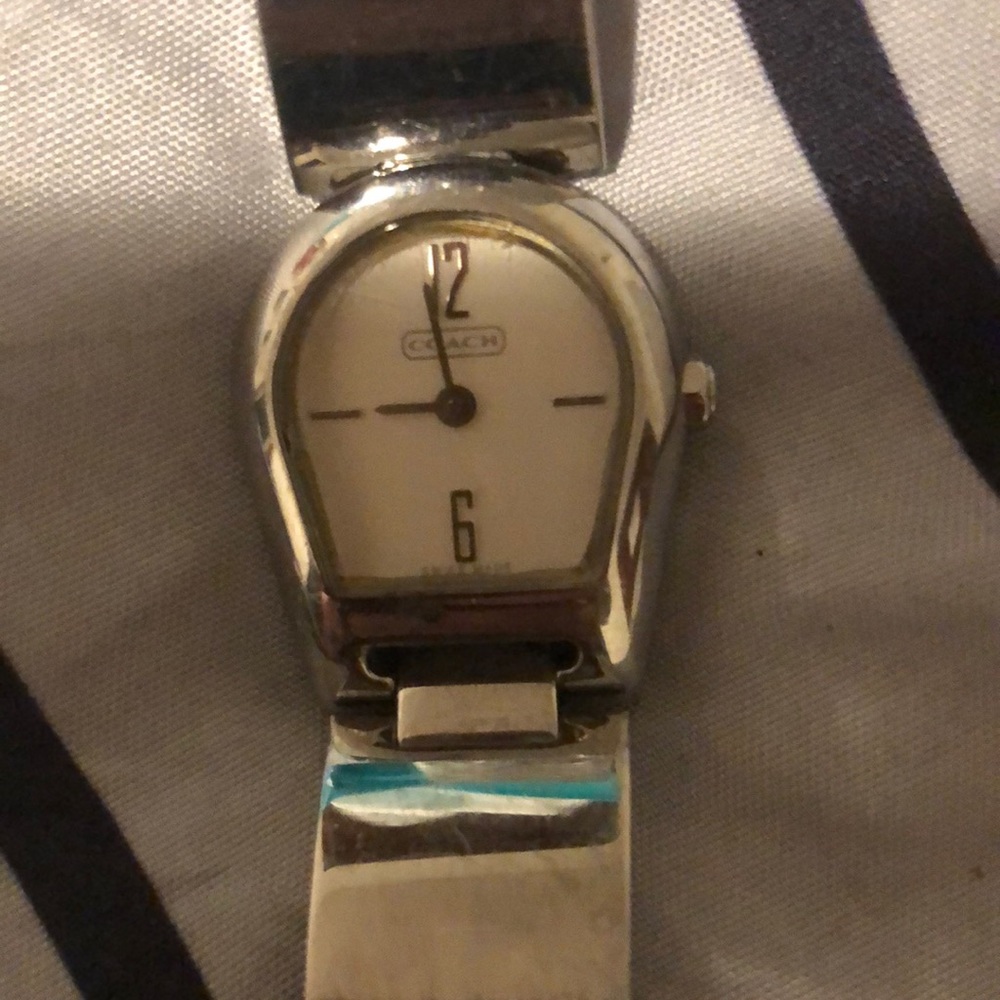 Silver coach watch